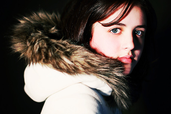 beautiful teenage girl portrait
