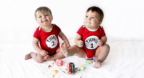 twins turn one