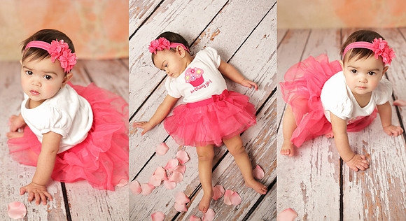 beautiful baby turns one portrait